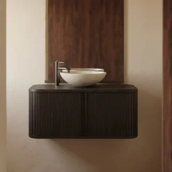 Badkamermeubel Mailen Essenhout, 90cm (excl. waskom)