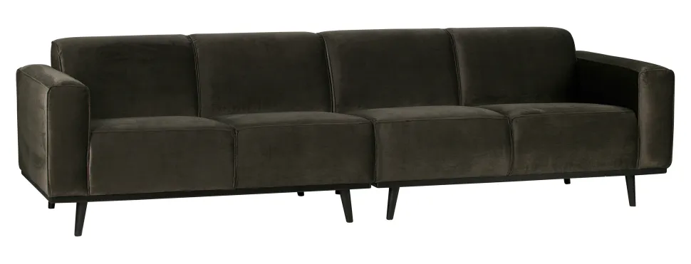 Bank Statement 4-zits, Velvet kleur Groen