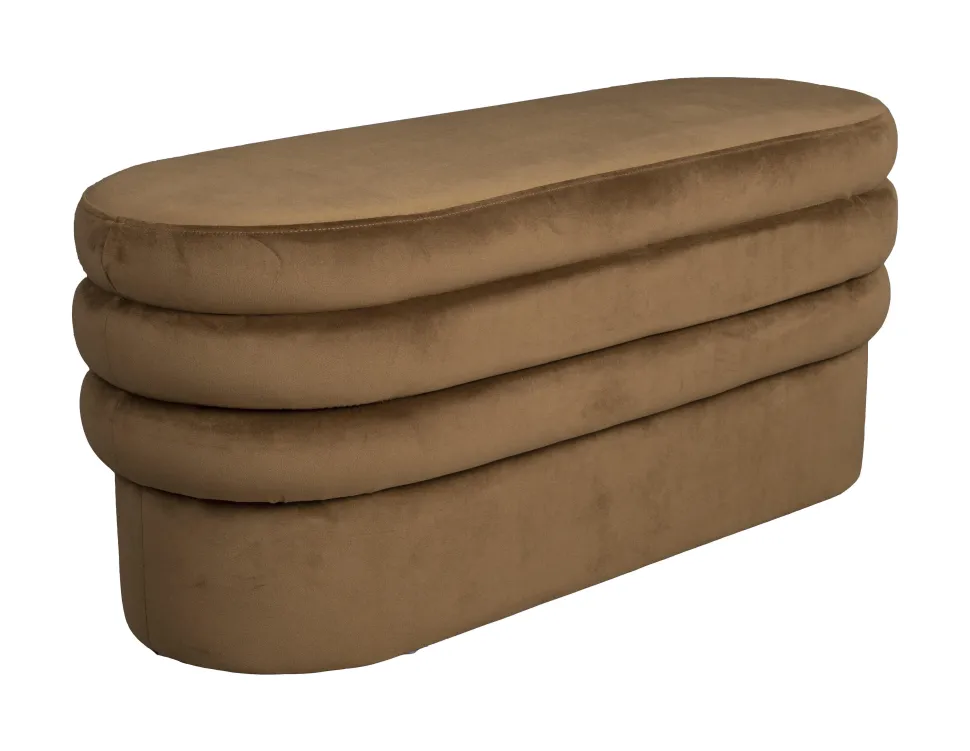 Bankje Aditi Velvet, 93cm