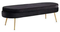 Bankje Ignacio Velvet, 143cm