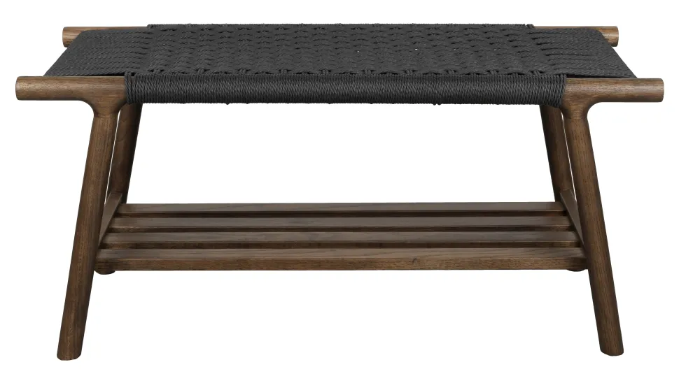 Bankje Kintaro Eikenhout en touw