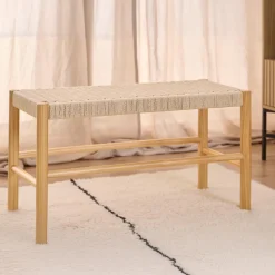 Bankje Marlen Geweven koord, 80cm