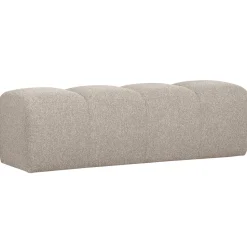 Bankje Mojo Bouclé, 160cm, kleur Beige Melange