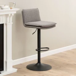 Barkruk Adonna kleur Grijsbruin (zithoogte 68-89cm)