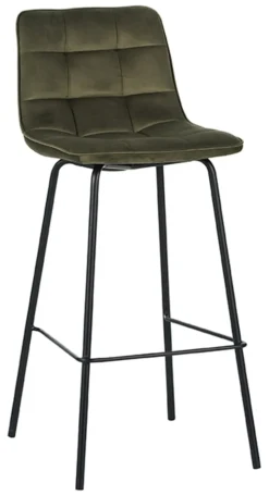 Barkruk Bistro Velvet (zithoogte 78cm)