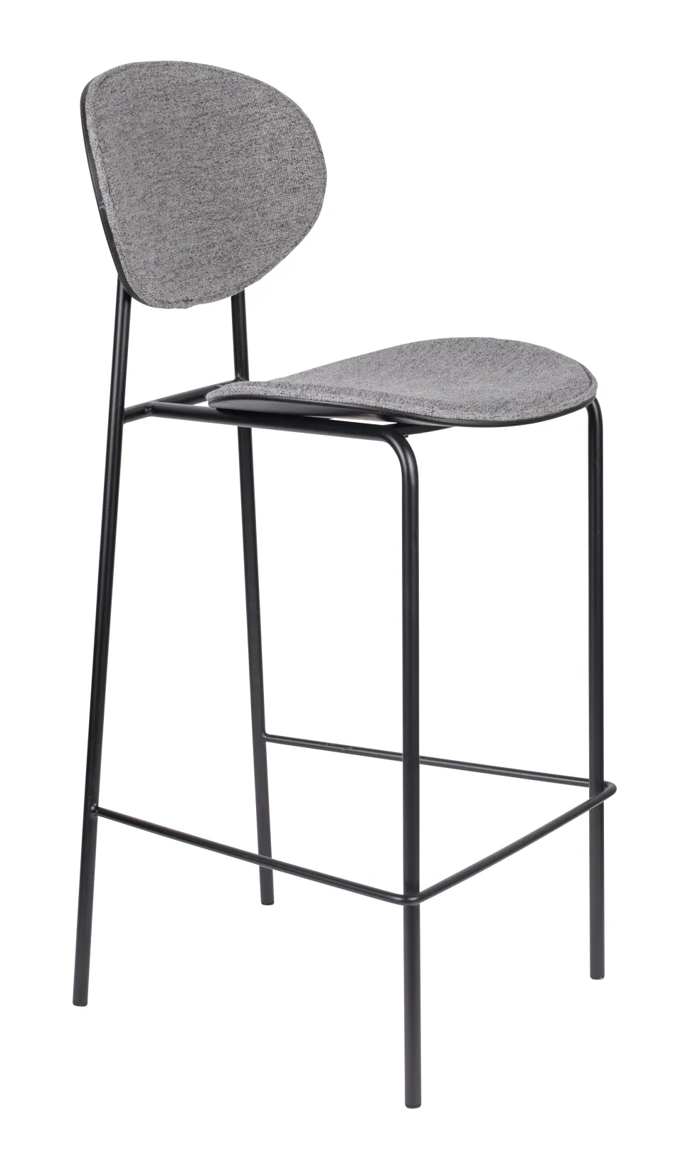 Barkruk Dina zithoogte 66cm, kleur Grijs