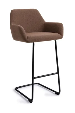 Barkruk Hiroo Arch Black (zithoogte 76cm)