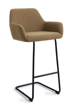 Barkruk Hiroo Arch Black (zithoogte 76cm)