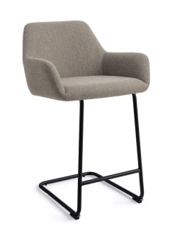 Barkruk Hiroo Arch Black (zithoogte 66cm)