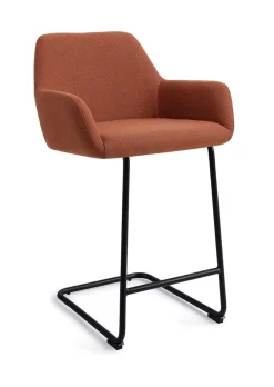 Barkruk Hiroo Arch Black (zithoogte 66cm)