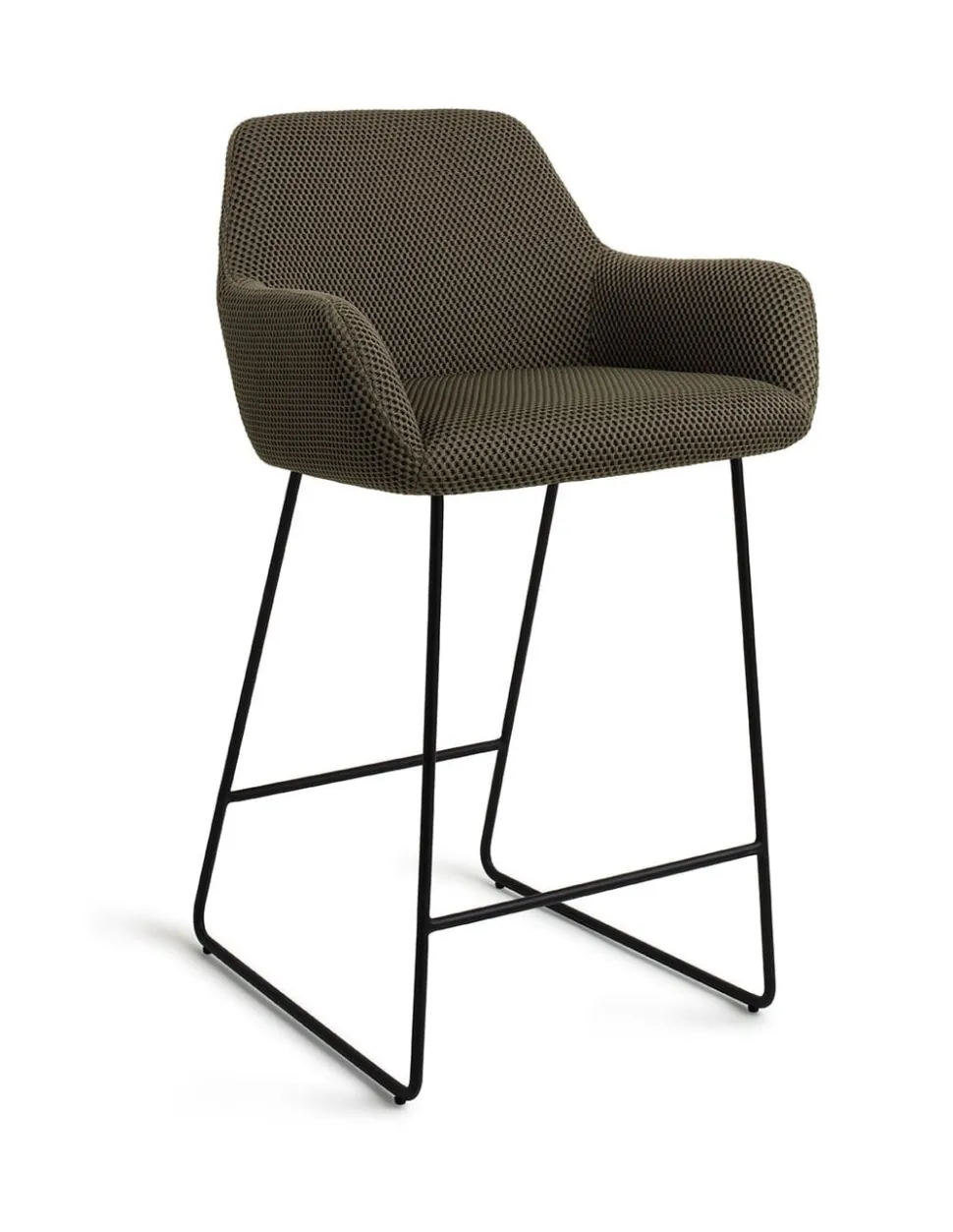 Barkruk Hiroo Slide Black (zithoogte 66cm)