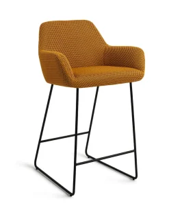 Barkruk Hiroo Slide Black (zithoogte 66cm)