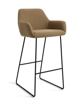 Barkruk Hiroo Slide Black (zithoogte 75cm)