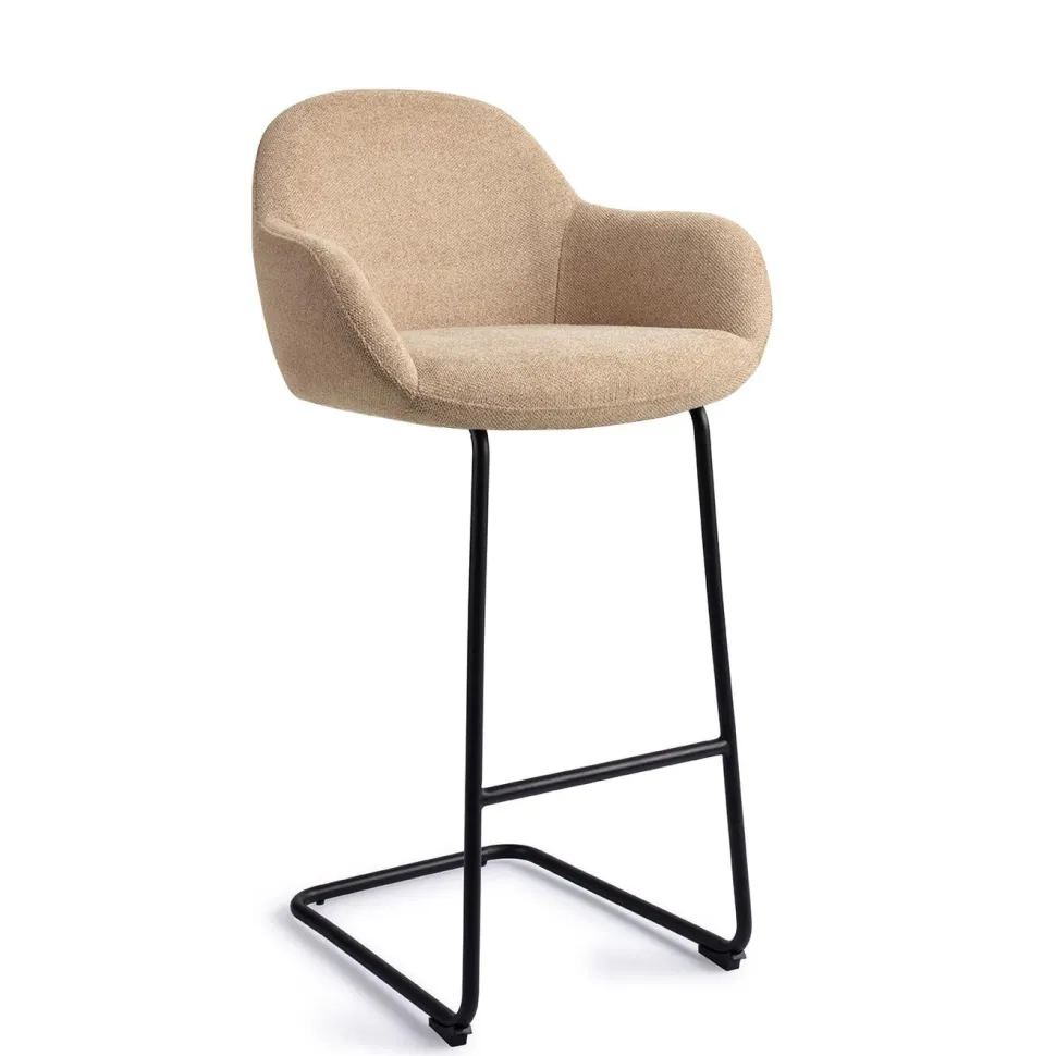 Barkruk Kushi Arch Black (zithoogte 78cm)