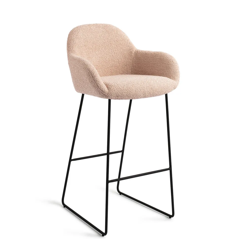 Barkruk Kushi Slide Black (zithoogte 77cm)