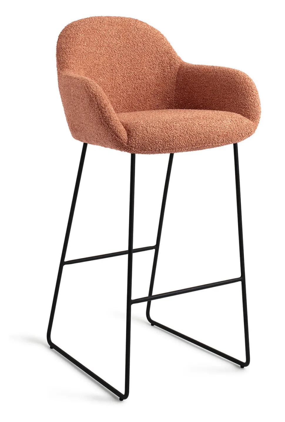 Barkruk Kushi Slide Black (zithoogte 77cm)