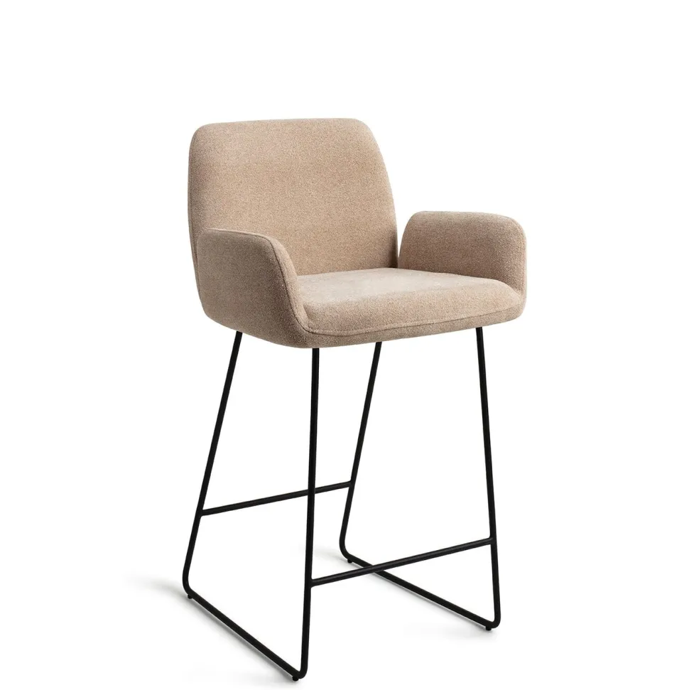 Barkruk Misaki Slide Black (zithoogte 65cm)