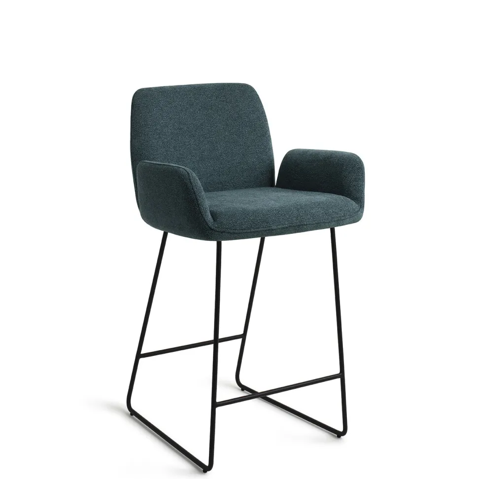 Barkruk Misaki Slide Black (zithoogte 65cm)