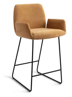 Barkruk Misaki Slide Black (zithoogte 65cm)