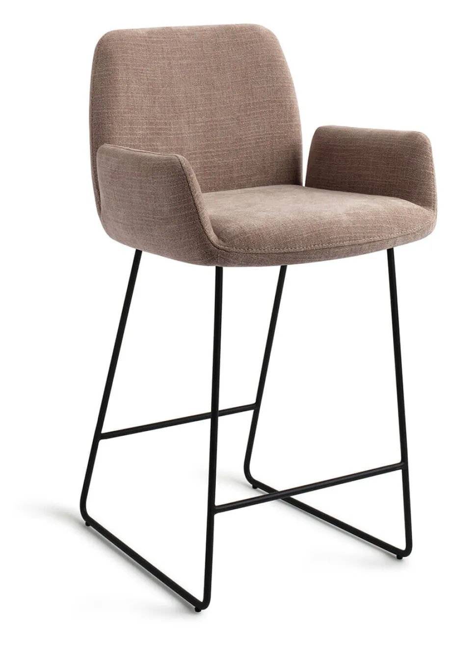 Barkruk Misaki Slide Black (zithoogte 65cm)