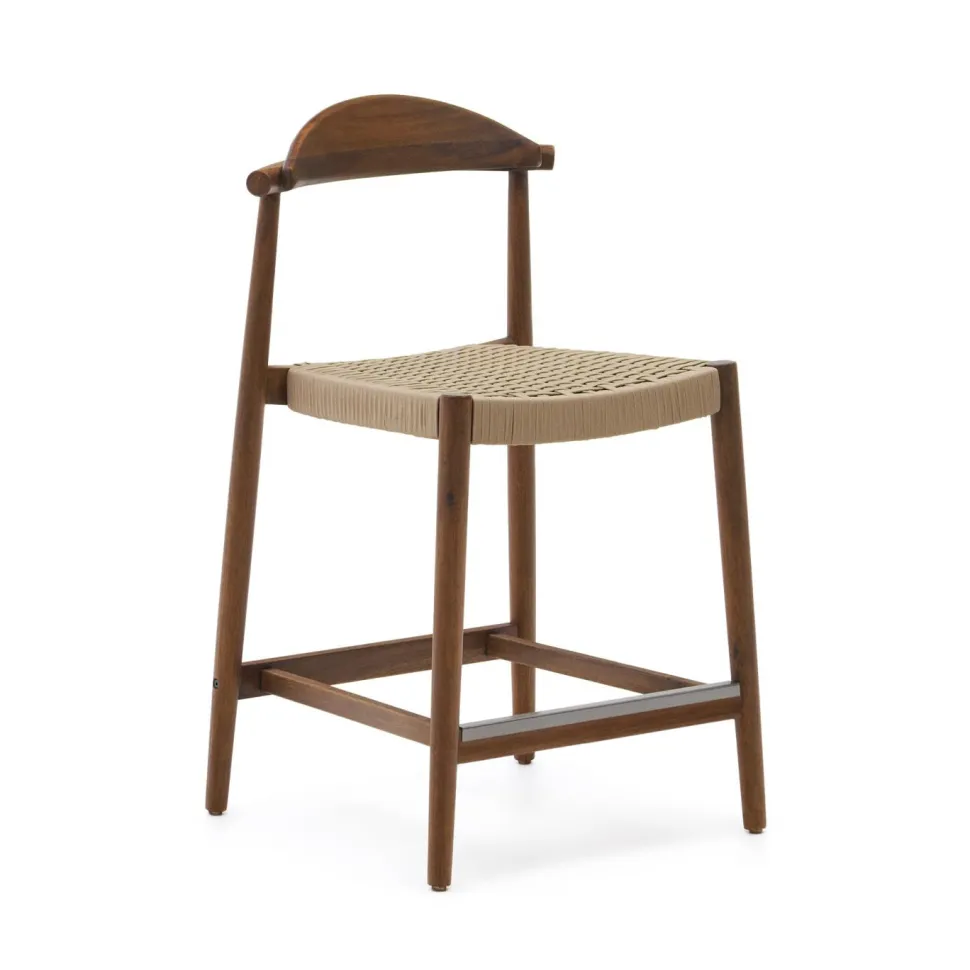 Barkruk Nina Acaciahout (zithoogte 62cm)