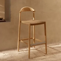 Barkruk Nina kleur Beige (zithoogte 76cm)