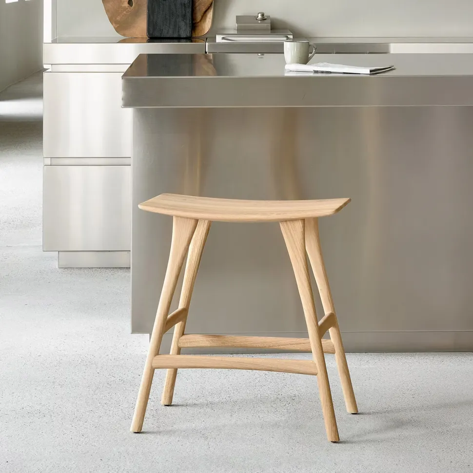 Barkruk Osso Hout (zithoogte 65cm)