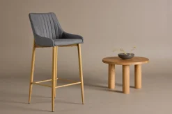 Barkruk Quennel Linnenlook (zithoogte 74cm)