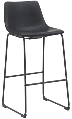 Barkruk Risto Lederlook (zithoogte 75cm)