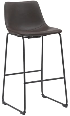 Barkruk Risto Lederlook (zithoogte 75cm)