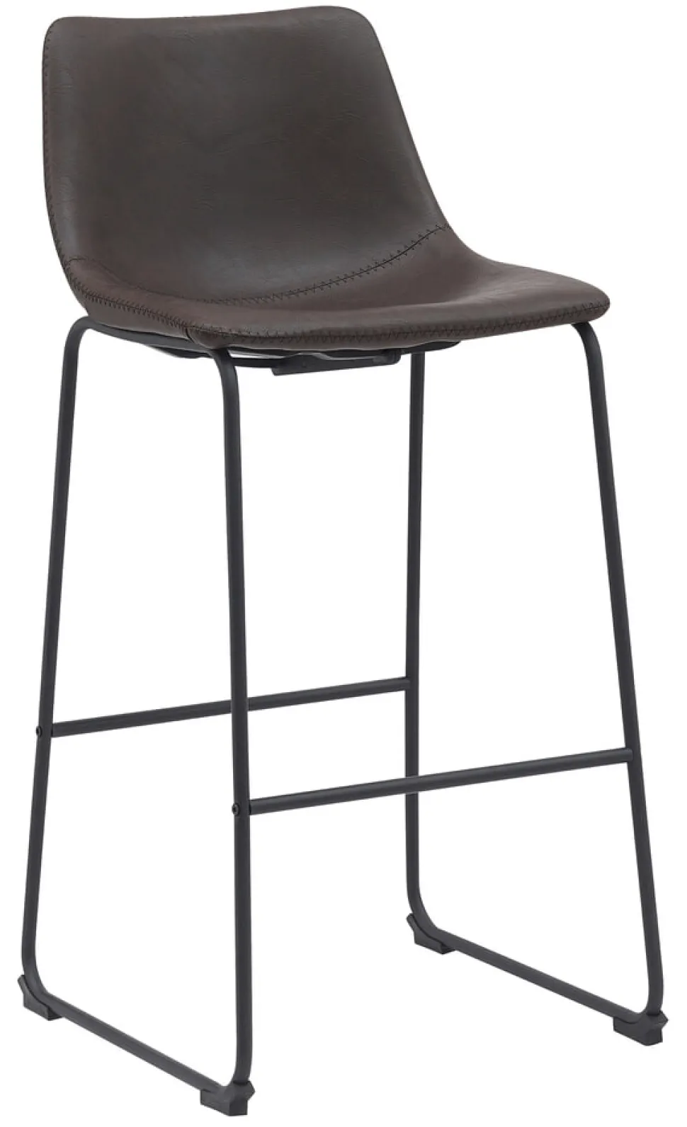 Barkruk Risto Lederlook (zithoogte 75cm)