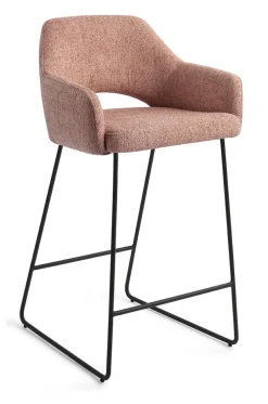 Barkruk Yanai Slide Black (zithoogte 65cm)