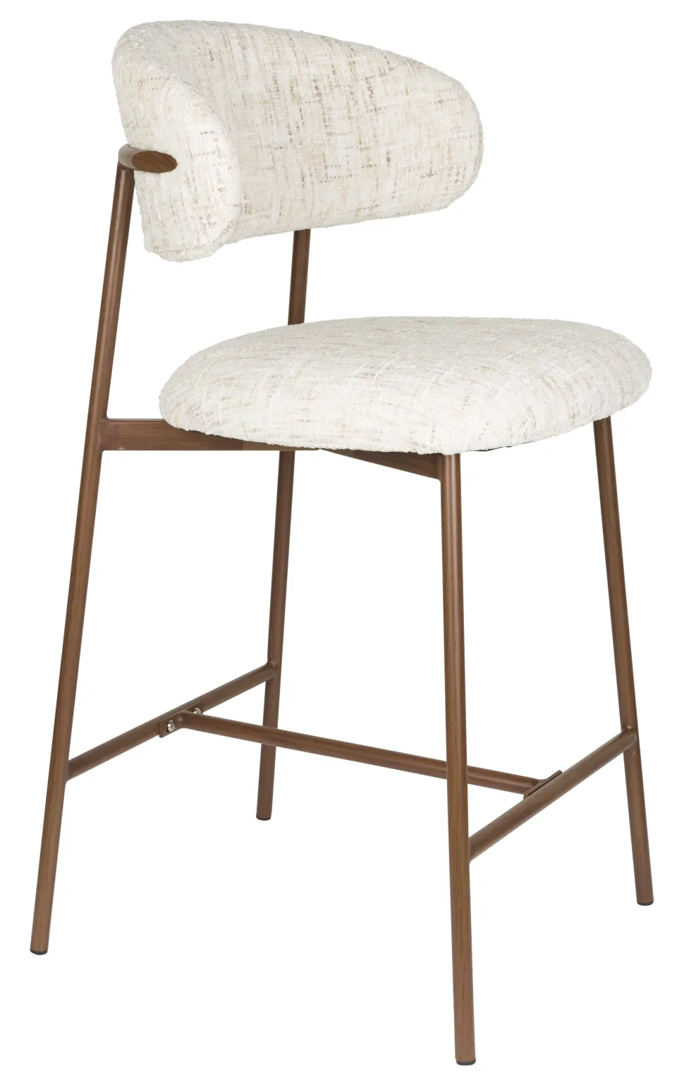 Barstoel Arlena Geweven stof (zithoogte 65cm)