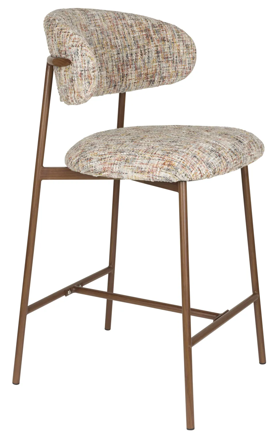 Barstoel Arlena Geweven stof (zithoogte 65cm)