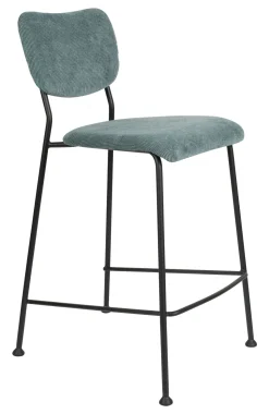 Barstoel Benson Ribstof (zithoogte 65cm)