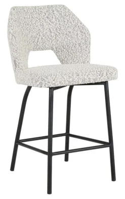 Barstoel Bloom Bouclé (zithoogte 65cm)
