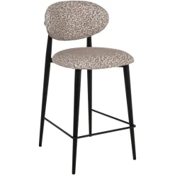 Barstoel Dantes Geo stof, kleur Naturel