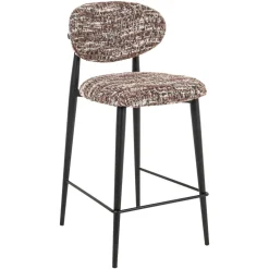 Barstoel Dantes Geweven stof, kleur Hazel