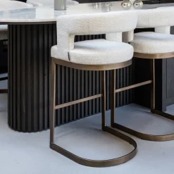 Barstoel Ellis Bouclé (zithoogte 75cm)