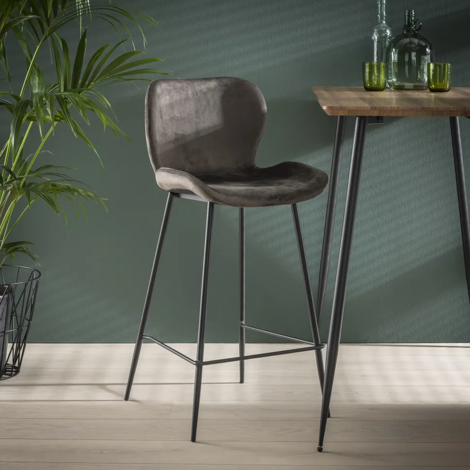 Barstoel Gael Velvet (zithoogte 67cm)