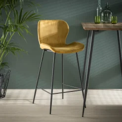 Barstoel Gael Velvet (zithoogte 67cm)