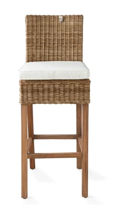 Barstoel Rustic Rattan (zithoogte 78cm)