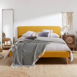 Bed Dyla kleur Mosterdgeel