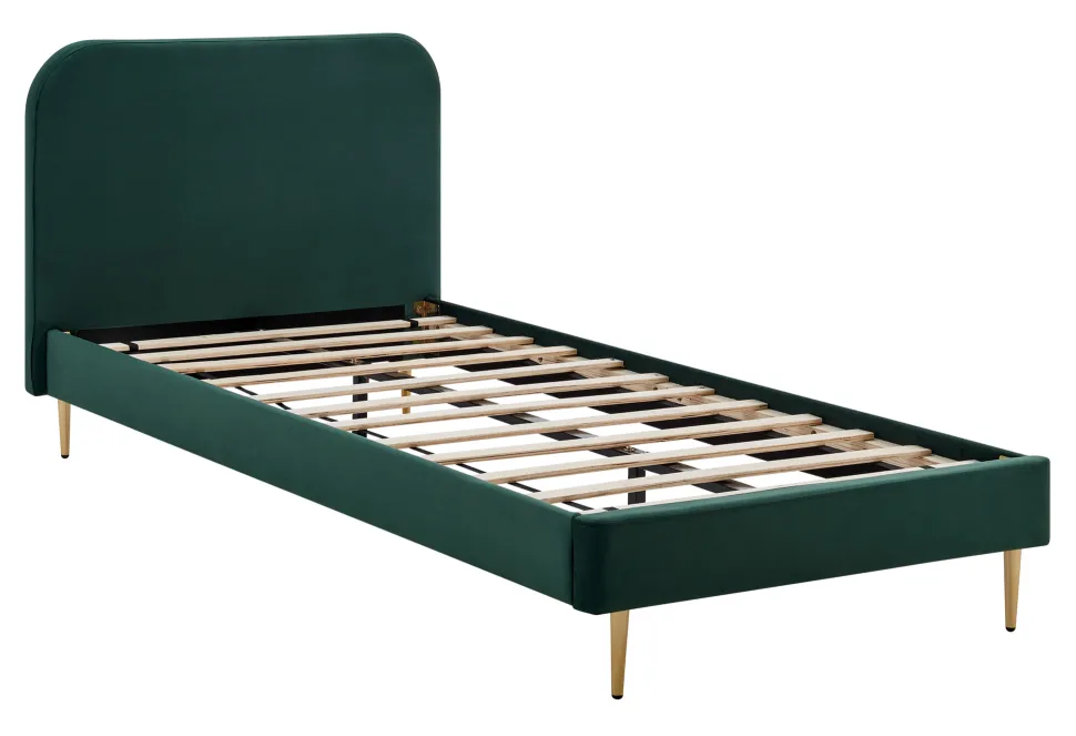 Bed Federico Velvet, 90 x 200cm