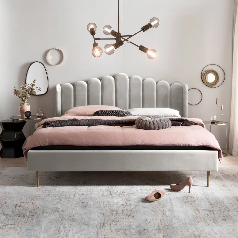 Bed Harrell Velvet, 180 x 200cm