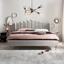 Bed Harrell Velvet, 140 x 200cm