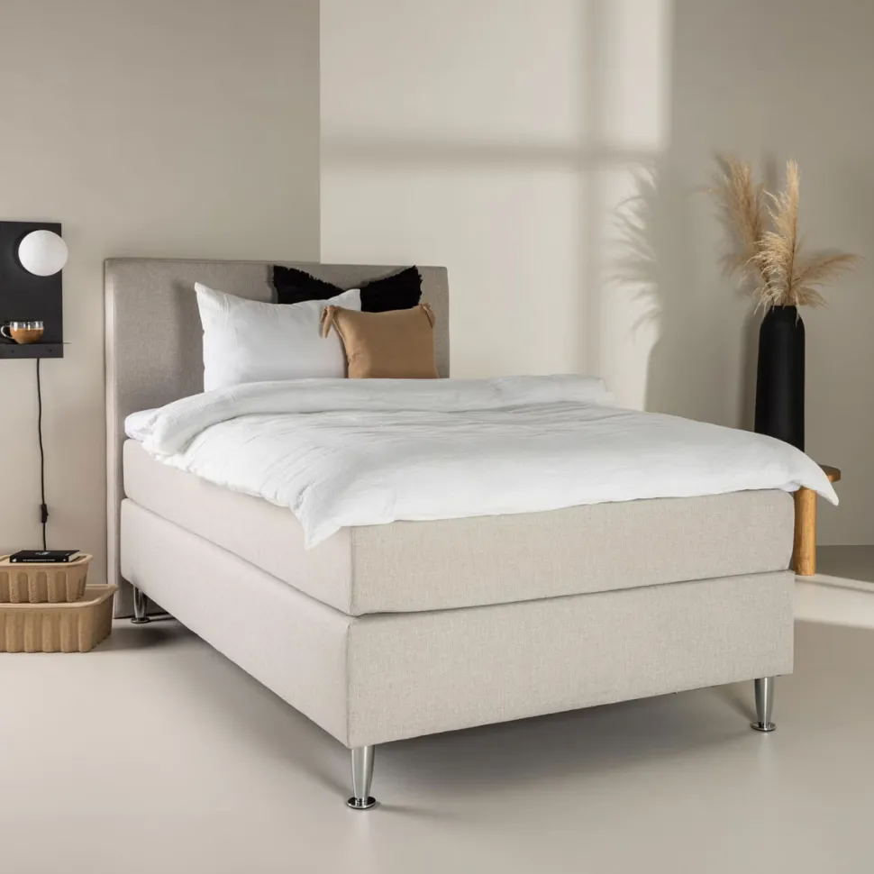 Bed Jacquise 120 x 200cm, kleur Beige