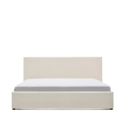 Bed Nahiri Chenille, kleur Beige