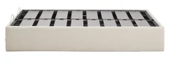 Bed Nelzi Met uitklapbare bedbodem, kleur Ecru