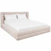 Bed Obidis Met uitklapbare bedbodem, 180 x 210cm, kleur Naturel